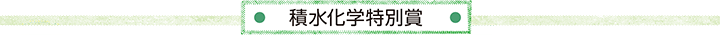 積水化学特別賞