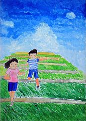 小学校の部 佳作 埼玉県 さいたま市立大宮小学校 4年 渡辺莉月