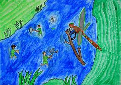 小学校の部 佳作 岐阜県 土岐市立妻木小学校 4年 大野稜汰