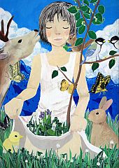 中学校の部 佳作 千葉県 船橋市立飯山満中学校 3年 豊田悦子