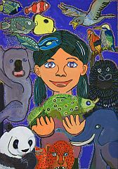 中学校の部 佳作 宮崎県 宮崎市立東大宮中学校 3年 丸山彩花