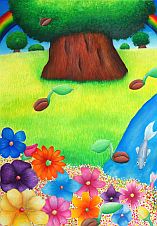 中学校の部 佳作 茨城県 結城市立結城中学校 2年 稲葉亜美