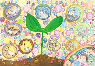 第19回全国小中学校児童・生徒環境絵画コンクール 入賞作品