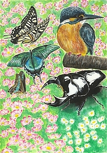 第19回全国小中学校児童・生徒環境絵画コンクール 入賞作品