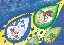 第20回全国小中学校児童・生徒環境絵画コンクール 入賞作品